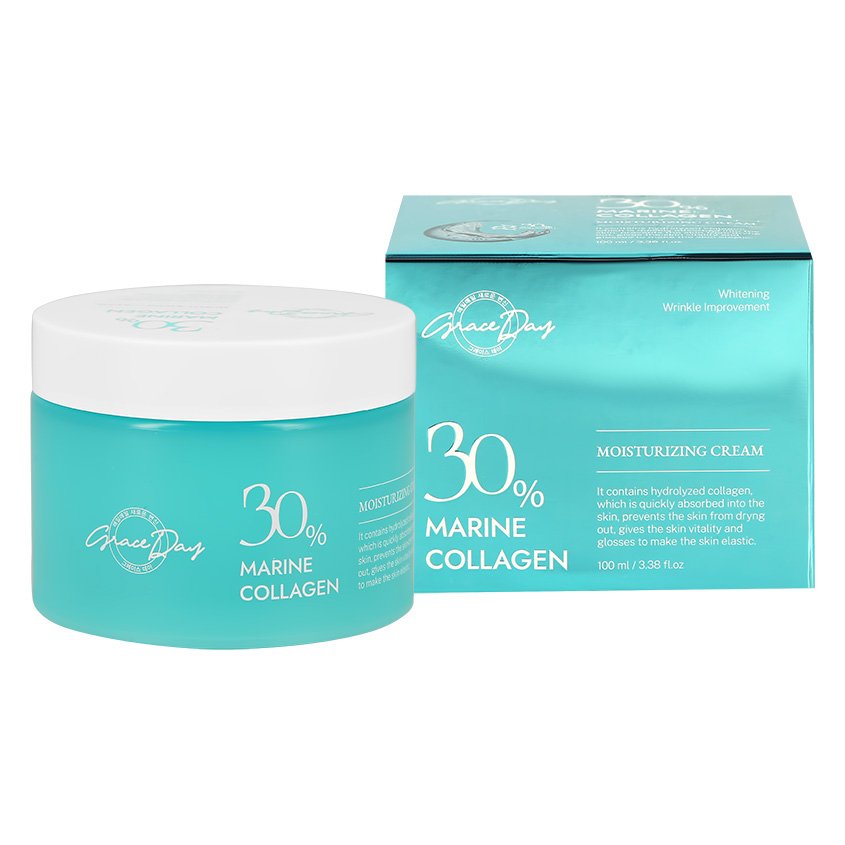 100032042183b0 Grace Day 30% Marine Collagen Moistrizing Face Cream 100ml - Image 1
