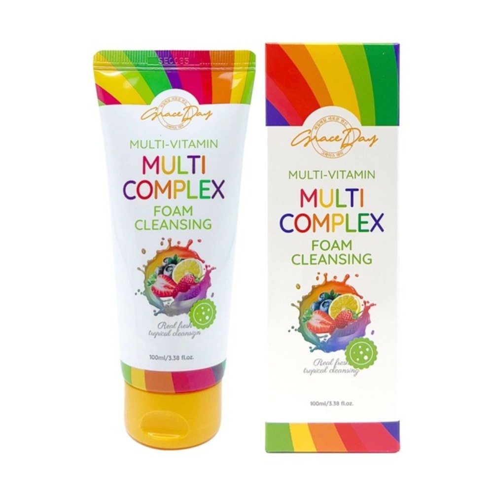 16124.750-1 Grace Day Multi Vitamin Multi Complex Foam Cleansing 100ml - Image 1