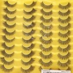 False Eyelashes Multi-Pack – 20 Pairs (Yellow Tray) - Image 2