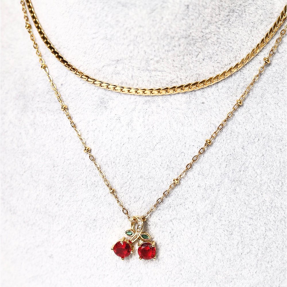 2 Cherry Luxe Necklace - Image 1