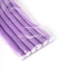 Soft Foam Hair Curlers – Purple (6 pcs) - Image 2