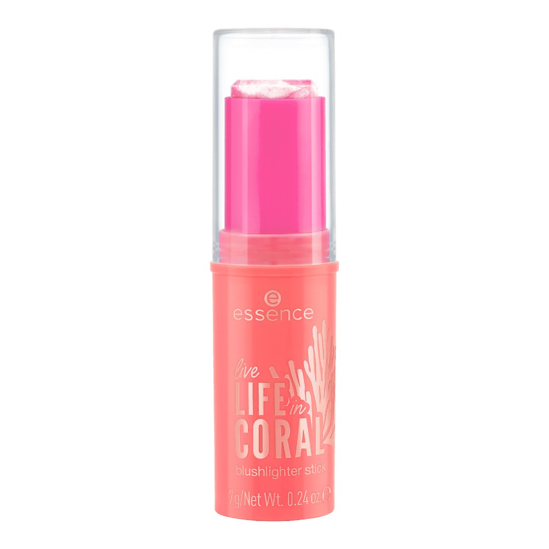 2629195_alt01 Essence Live Life In Coral Blushlighter Stick - Image 1