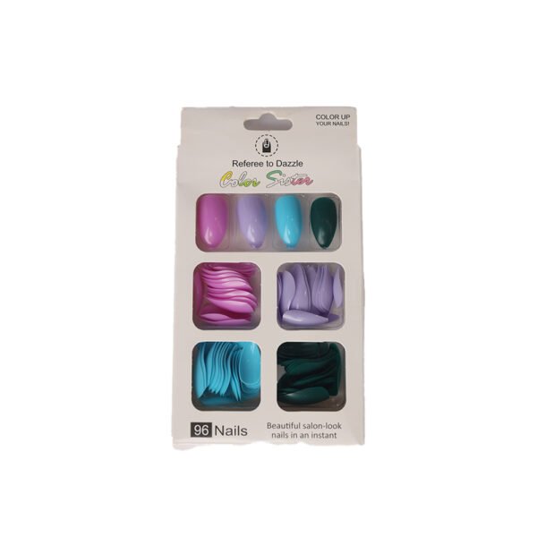 Color Sister False Nails Set – 96 Pcs