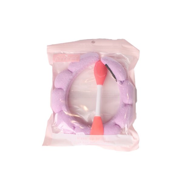 Makeup Headband & Mask Applicator Set Purple