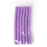 Soft Foam Hair Curlers – Purple (6 pcs)