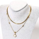 Van Cleef Style Layered Necklace