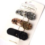 Elegant Hair Clips – Set of 3 - Image 2