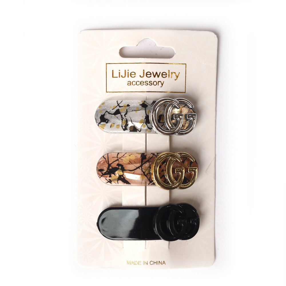 5-2 Elegant Hair Clips – Set of 3 - Image 1