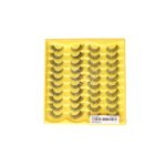 False Eyelashes Multi-Pack – 20 Pairs (Yellow Tray)
