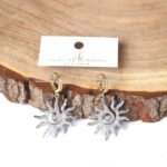Golden Sunflare Earrings