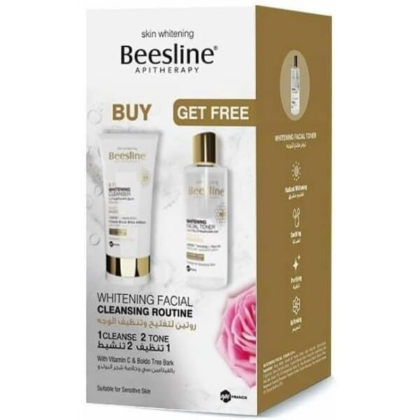 Beesline Whitening Facial Cleansing Routine (1+1) Promo Pack