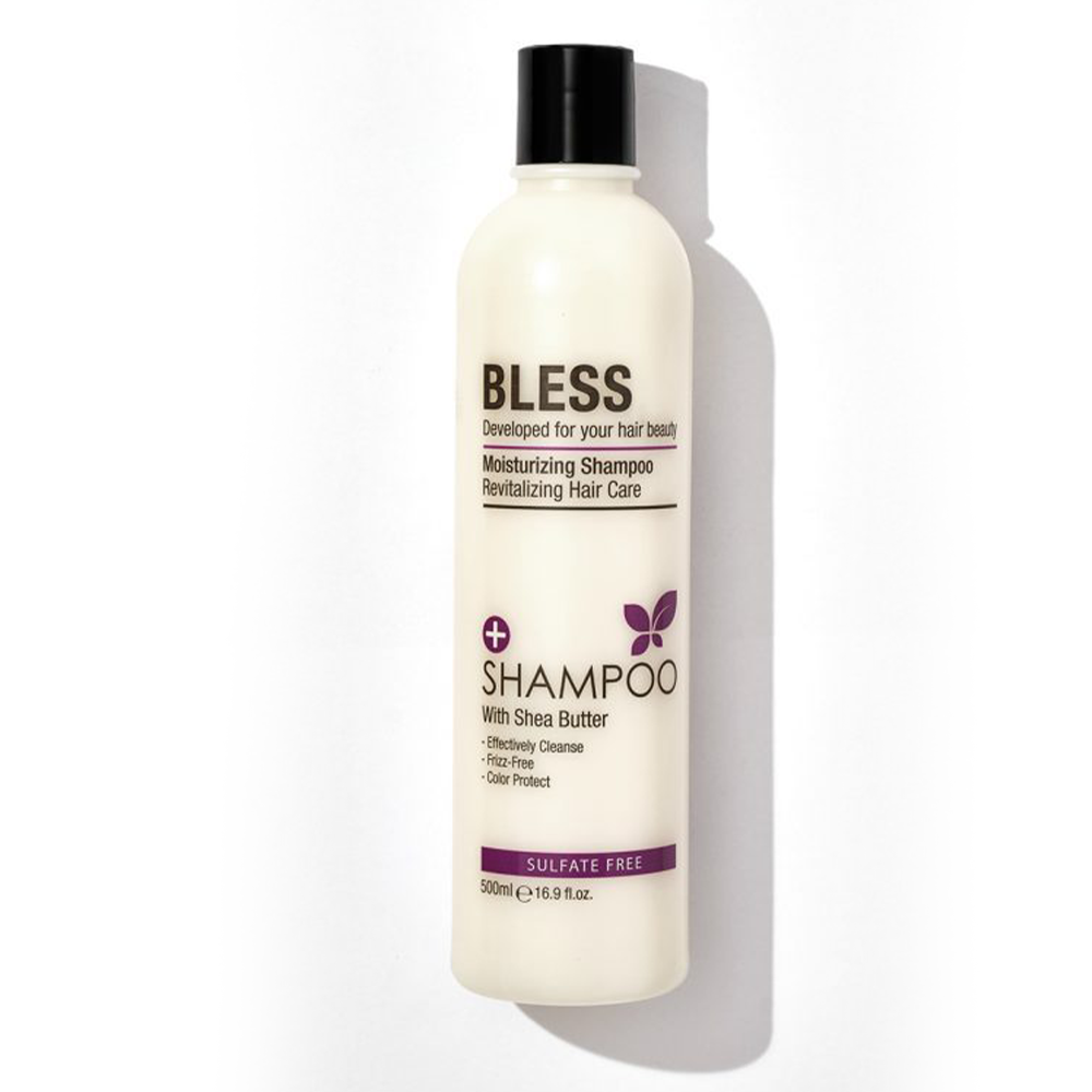 Bless-Shampoo-With-Shea-Butter-Sulfate-Free-500ml Bless Shampoo With Shea Butter Sulfate-Free 500ml - Image 1