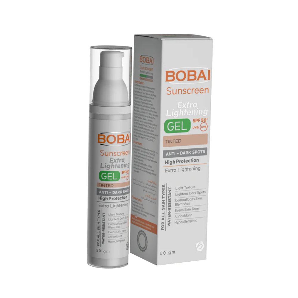 Bobai-Sunscreen-Tinted-Extra-Lightening-gel-spf-50-1 Bobai Sunscreen Tinted Extra Lightening gel spf 50 - Image 1