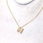 Crystal Letter H Necklace