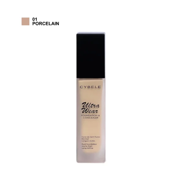 Cybele Ultra Wear Foundation & Concealer 01 Porcelain