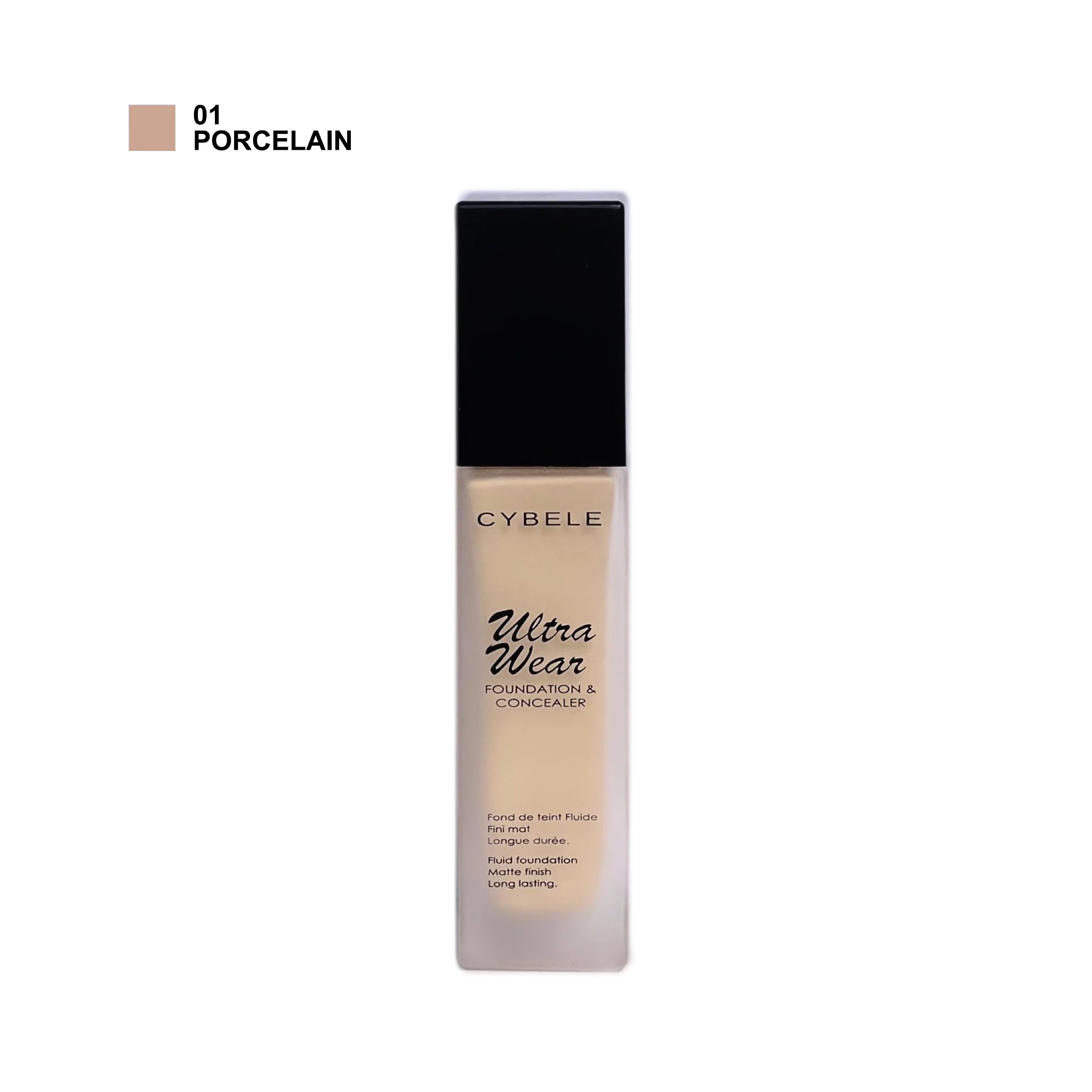 Cybele-Ultra-Wear-Foundation-Concealer-01-Porcelain Cybele Ultra Wear Foundation & Concealer 01 Porcelain - Image 1