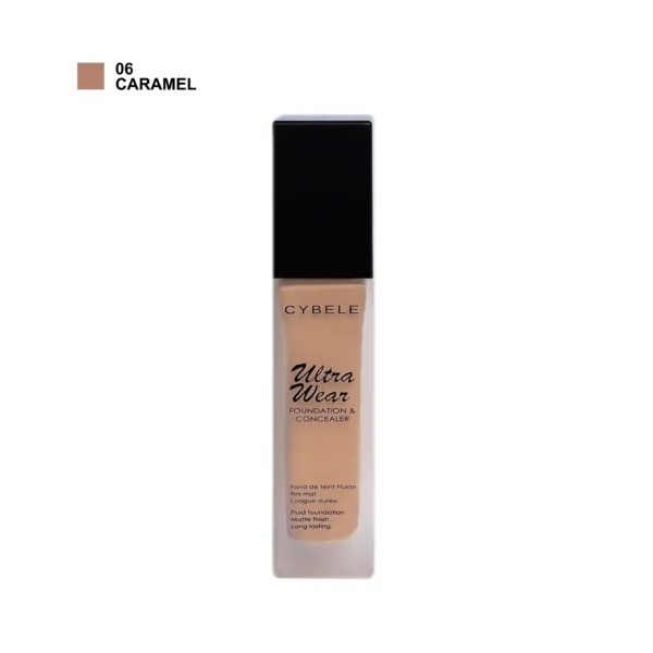 Cybele Ultra Wear Foundation & Concealer 06 Caramel