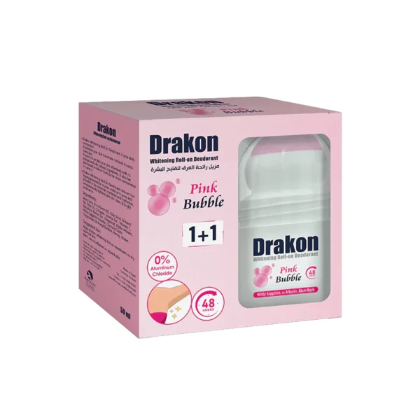 Drakon Whitening Roll on – Pink Bubble 1+1offer