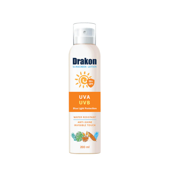 Drakon Sunscreen Lotion-Dry-Touch SPF 50+ 1+1offer  200ml