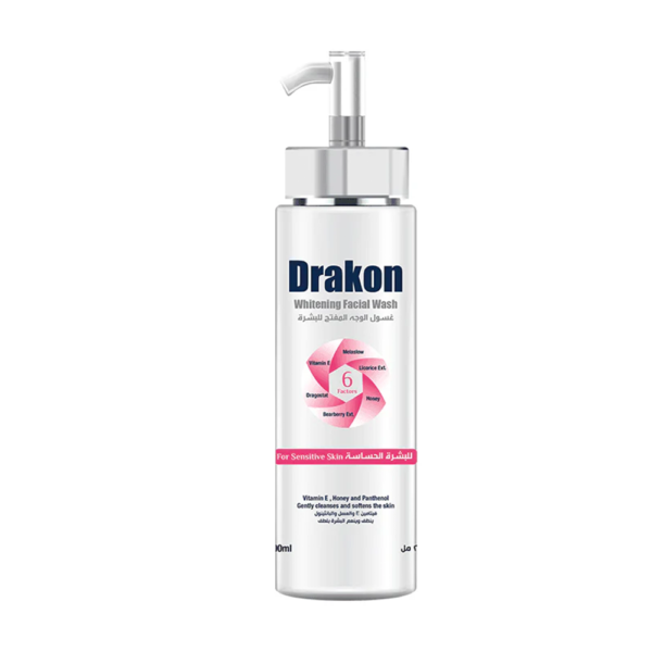Drakon Whitening Facial Cleanser With Pump Sensitive skin 200ml