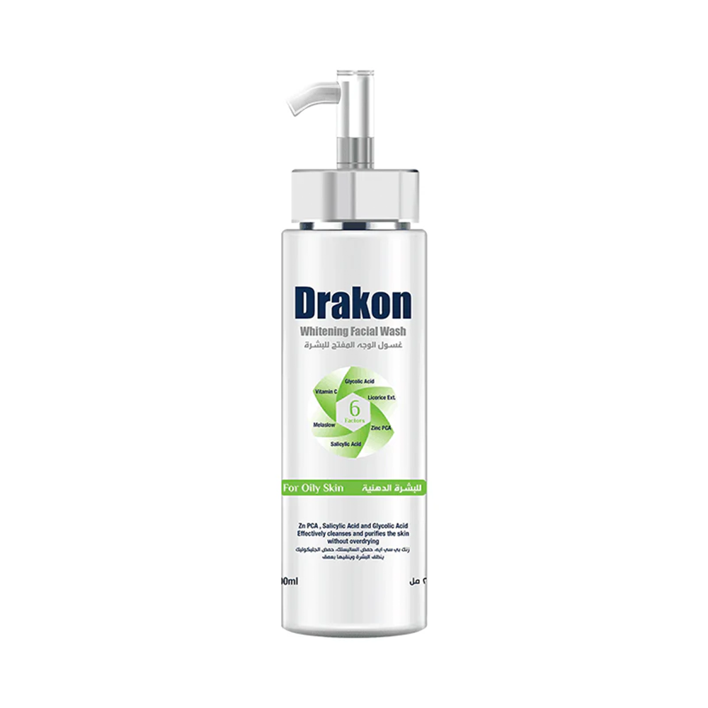 Drakon®-Whitening-Facial-Cleanser-For-Oily-Combined-Skin Drakon Whitening Facial Cleanser For Oily & Combined Skin 200ml - Image 1