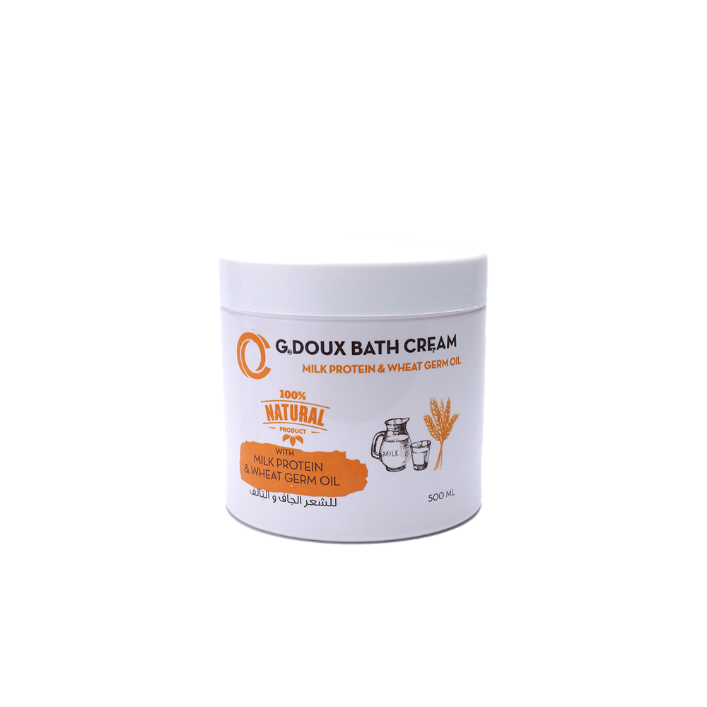 G-Doux-bathcream-milk-protin-500GM G-Doux Bathcream Milk Protein & Wheat Germ Oil - Image 1