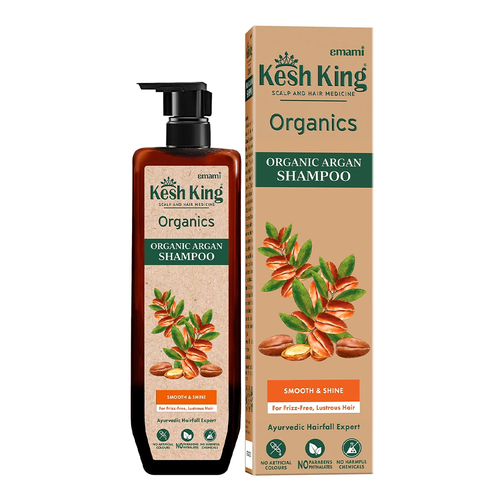 Kesh-King-Organic-Argan-Shampoo-for-Smooth-Shiny-Hair-300ml Kesh King Organic Argan Shampoo for Smooth Shiny Hair 300ml - Image 1