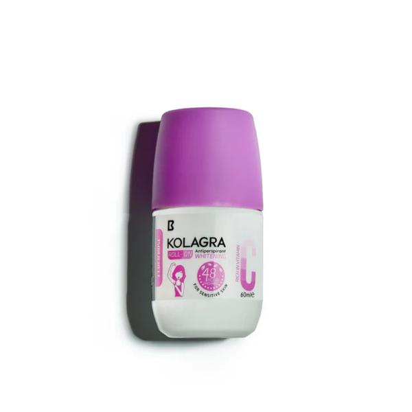 Kolagra Whitening Roll On 2*1 Elder Rose 60ml