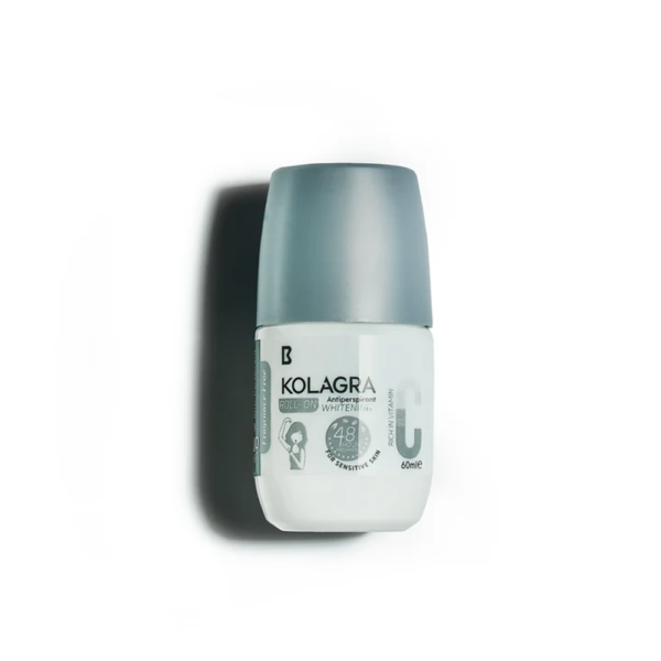 Kolagra whitening Roll on 2*1- Fragrance Free 60ml