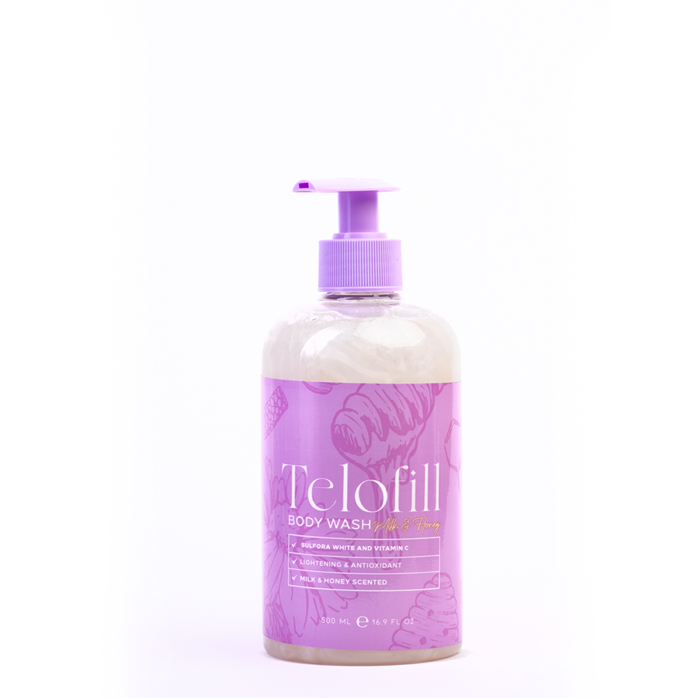 Telofill-Milk-And-Honey-Body-Wash-1 Telofill Milk And Honey Body Wash 500ml - Image 1