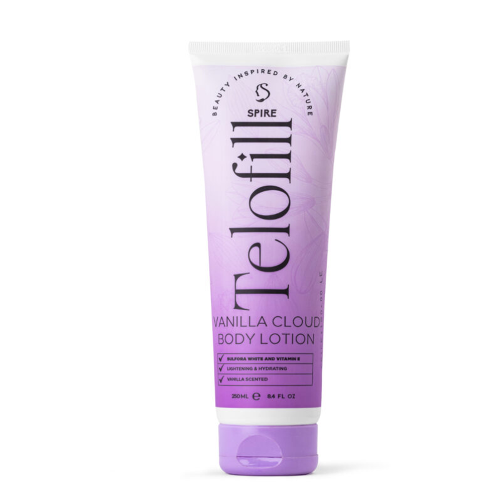 Telofill-Vanilla-Cloud-Body-Lotion-1 Telofill Vanilla Cloud Body Lotion 250ml - Image 1
