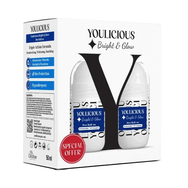 Youlicious Bright & Glow Deo Roll on promo ( 2 pcs)