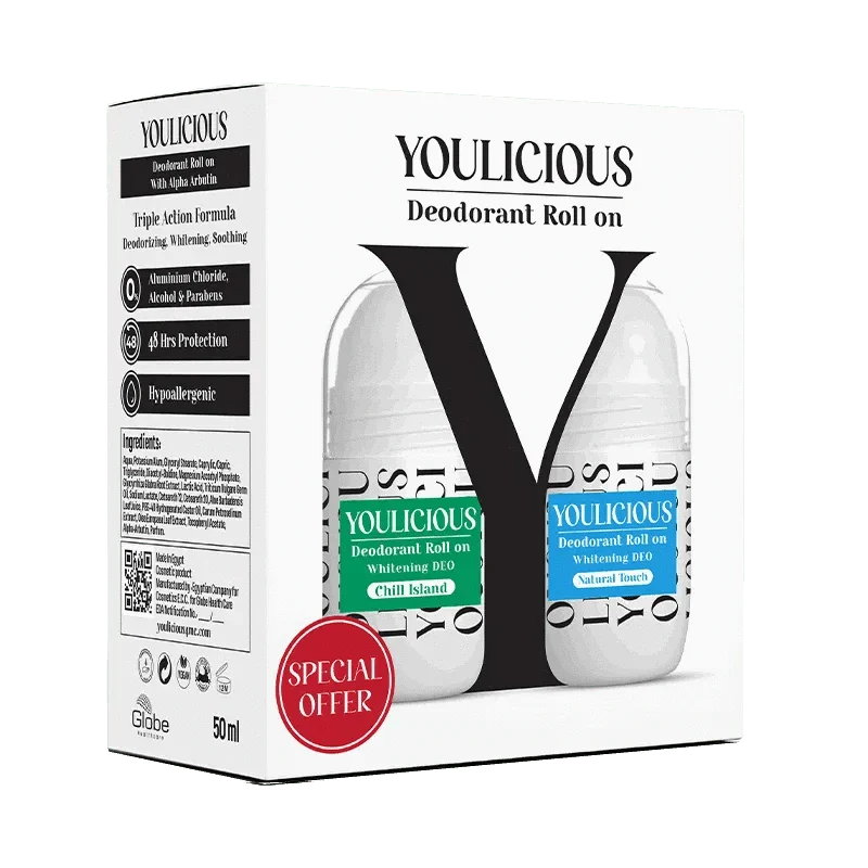 Youlicious Deodorant Roll-on Promo ( Chill island+Natural Touch) -shiks store