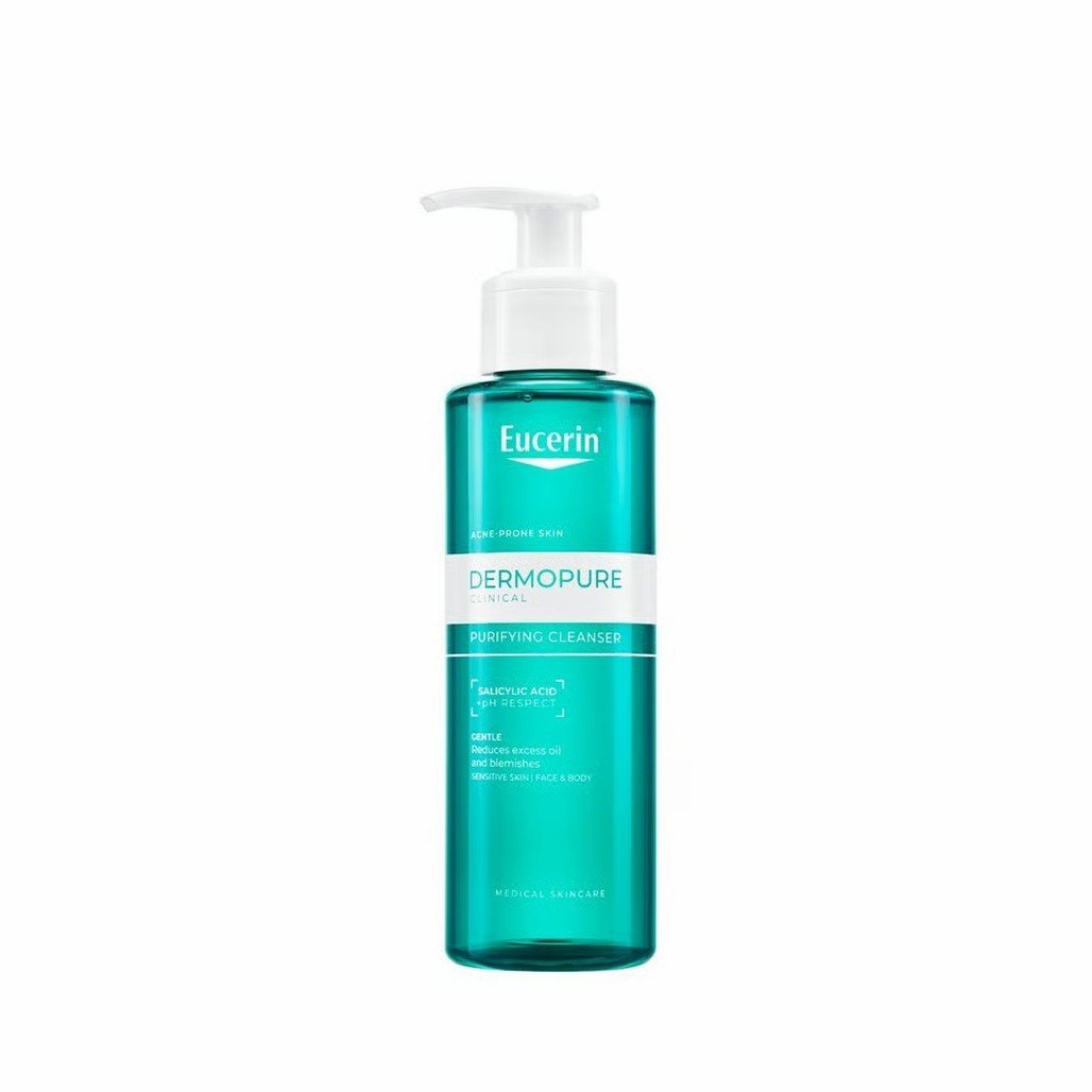 eucerin-dermopure-clinical-purifying-cleansing-gel-200ml Eucerin DERMOPURE Clinical Purifying Cleansing Gel Acne-Prone Skin 200ml - Image 1